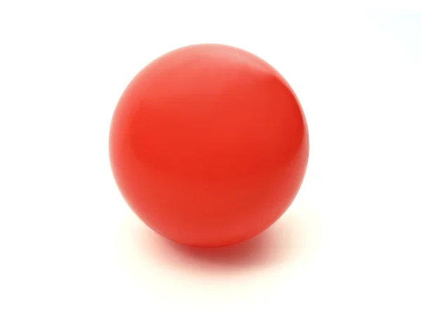 Czerwona piłka — Zdjęcie stockowe