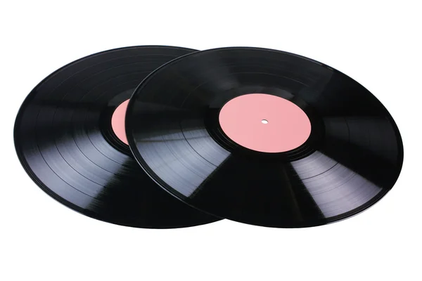 Two vinyl disks — Stock Photo, Image