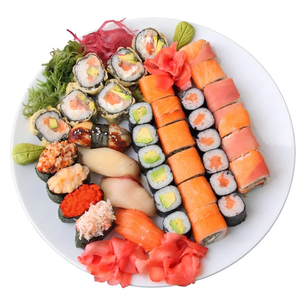 Conjunto de sushi Fotos de stock libres de derechos