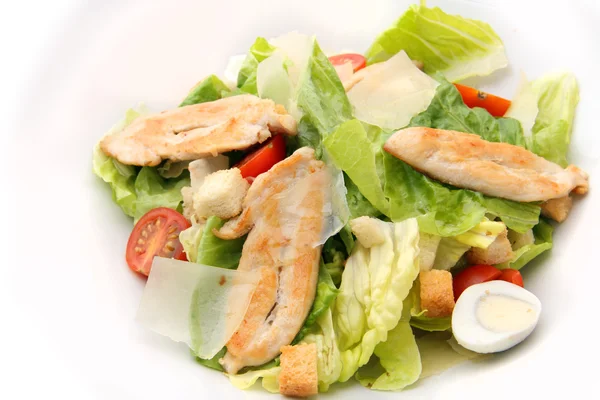 Close up chicken caesar salad — Stock Photo, Image