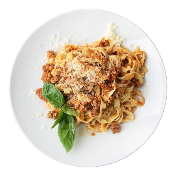 Fettuccine Bolognese — Zdjęcie stockowe