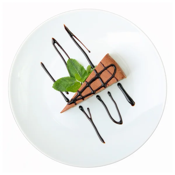 parça çikolatalı cheesecake