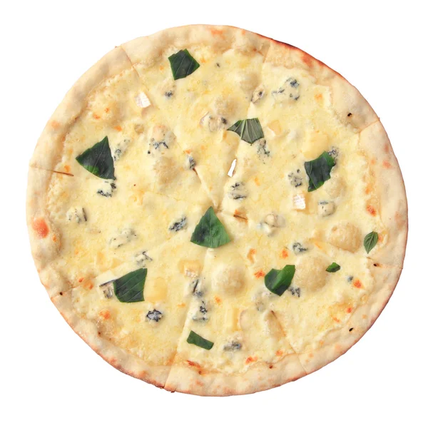 Fyra pizzaost — Stockfoto