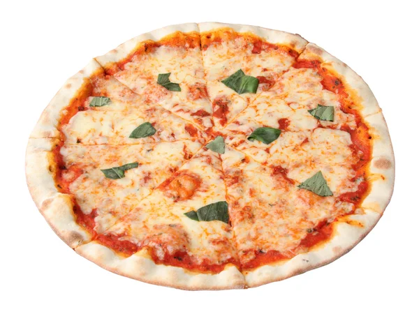 Pizza margherita — Zdjęcie stockowe