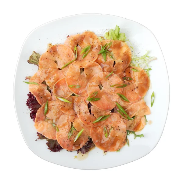 Salmon carpaccio — Stock Photo, Image