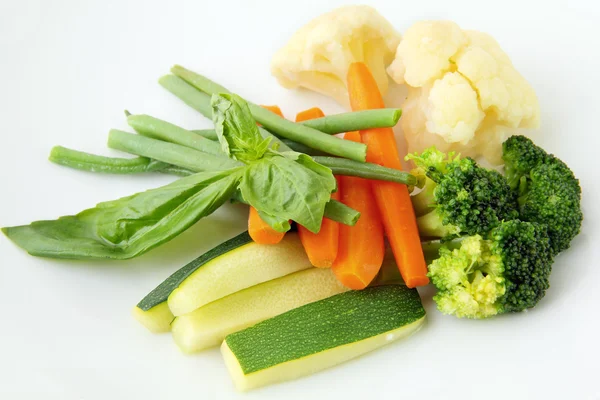 Gestoomde groenten — Stockfoto