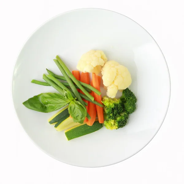 Verduras en un plato —  Fotos de Stock