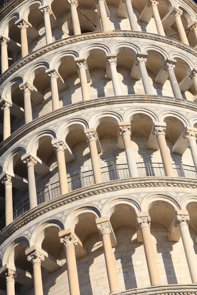Detail of Pisa tower closeup — Stock Photo, Image