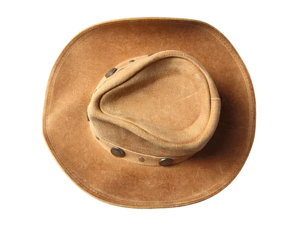 Cowboyhatt ovanifrån — Stockfoto