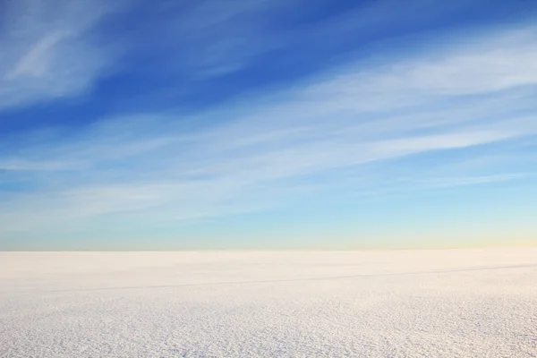 白雪皑皑的空间 — 图库照片