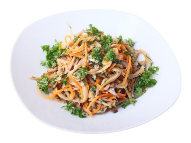 istiridye mantar salatası