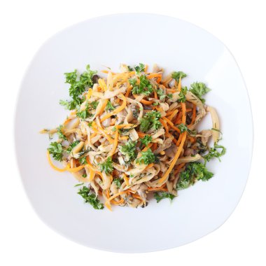 istiridye mantar salatası