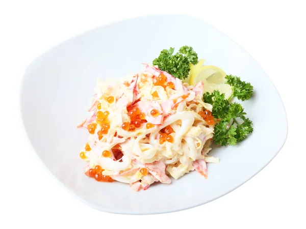 Nemo salad on a dish — Stock Photo, Image