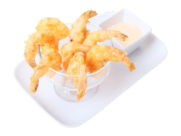Camarões tempura — Fotografia de Stock