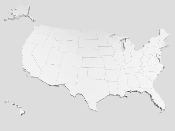 アメリカ地図 — ストック写真