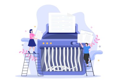 Banner, Geçmişe Uygun Ekoloji Çevresinin Korunması İçin Çöp Kağıdıyla Geri Dönüşüm Süreci ve Düz Çizimde İnternet