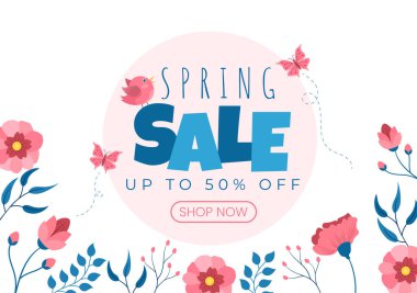 Bahar Satışı Çiçekleri Arka plan Doğal Şablon Şablon Şablonu Kutlama Kartı, Davetiye veya Poster Uygun Mevsim Bitkisi ResmiComment