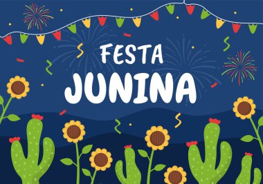 Festa Junina ya da Sao Joao Kutlama Çizgi Filmleri Şarkı Söyleyerek, Dans ederek ve Geleneksel Oyunları Brezilya 'dan Gelerek Çok Canlı Yapıldı