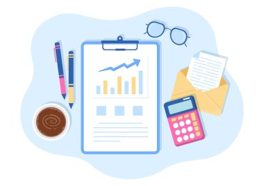 Finansal Analiz, İstatistik veya Flat Çizgi Filmlerdeki Şirket Performansı İçin İşletme Planı Danışmanlık