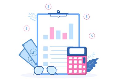 Finansal Analiz, İstatistik veya Flat Çizgi Filmlerdeki Şirket Performansı İçin İşletme Planı Danışmanlık