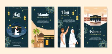Hac veya Umrah Mabroor Hikayeleri Sosyal Medya Düz Çizgi Film Arkaplan Resimleri