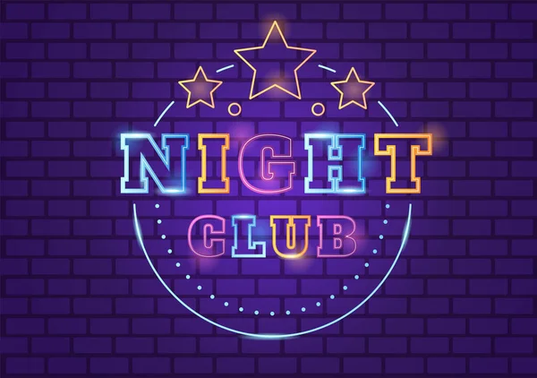 Night Club Interior Cartoon Illustration Nightlife Young People Drink Alcohol — Vector de stock