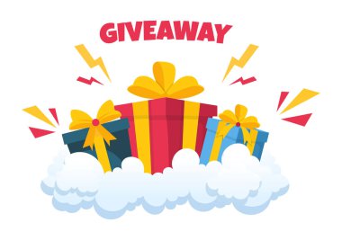 Bir Ödül, Sürpriz Paket, Ödül ve Hediye Kutusu Tasarımı Veren El Çizimi Çizimi Çizimi Çizimi Çizimi