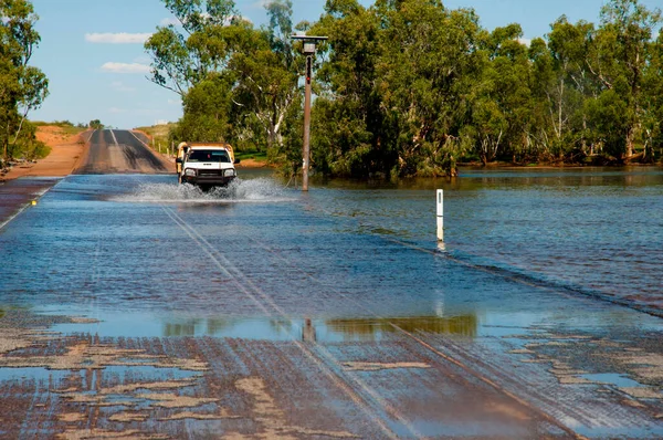 Inundación Carreteras Interior — Foto de Stock