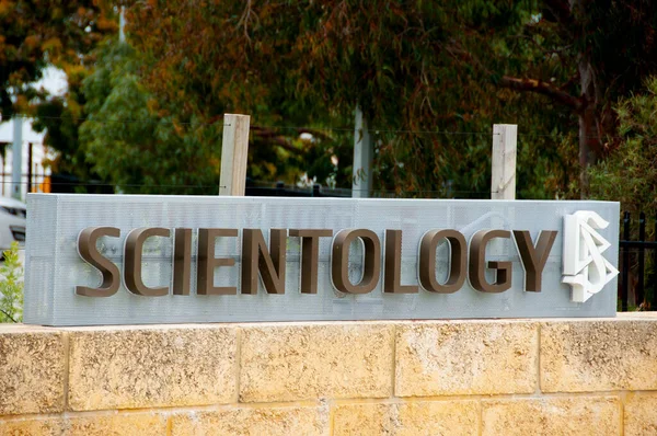 Kerk Van Scientology Sign — Stockfoto