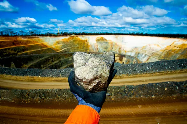 Sulfuro Masivo Níquel Mineral Rock —  Fotos de Stock