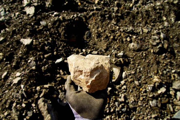 Sulfeto Maciço Minério Níquel Rock — Fotografia de Stock