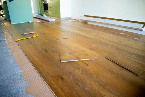 Installation of a Hardwood Floor