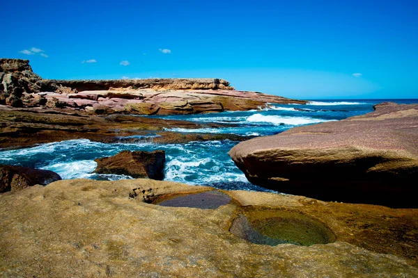 Круговые Скальные Бассейны Южная Австралия — стоковое фото