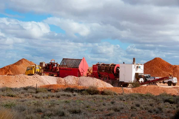 Opal Mining Coober Pedy Australia — Foto de Stock