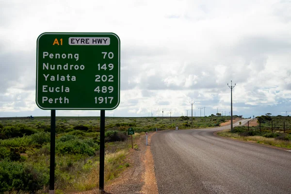 Eyre Highway South Australia — Foto de Stock
