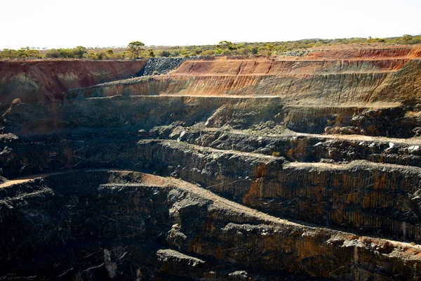 Historic Open Pit Coolgardie Australia — Stock Photo, Image