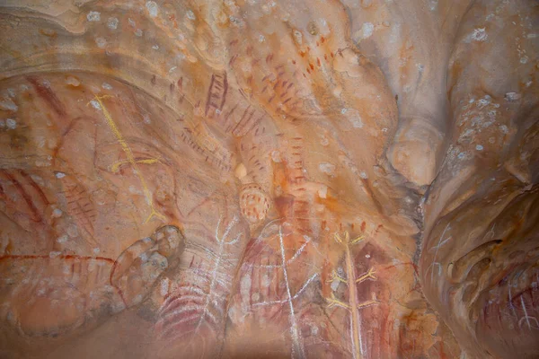 Prehistoric Cave Paintings Arkaroo Rock South Australia — Stock Photo, Image