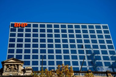 Adelaide, Australia - May 1, 2022: BHP Mining offices