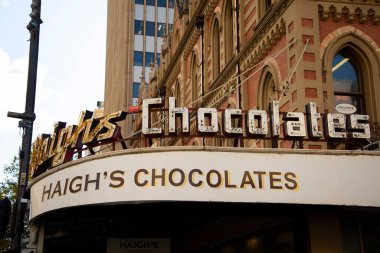 Adelaide, Australia - May 1, 2022: Haigh's Chocolates founded in 1915