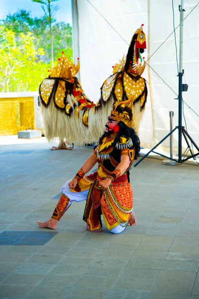 Унгасан Индонезия Сентября 2019 Года Традиционный Балетный Танец Гаруды Висну — стоковое фото