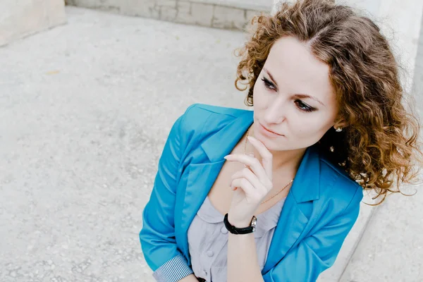 Thoughtful girl — Stock Photo, Image