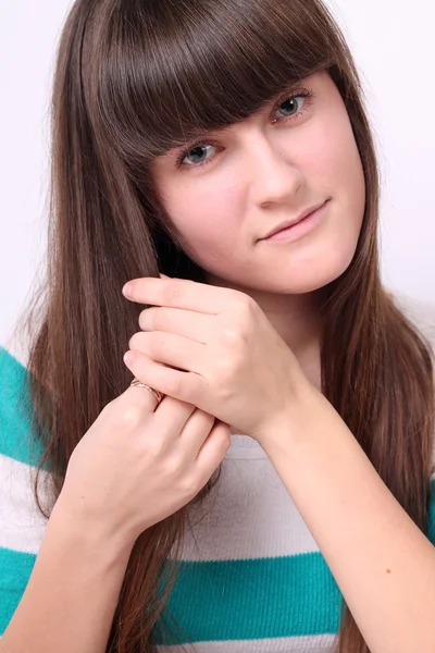 Portrait of beautiful girl — Stock Photo, Image