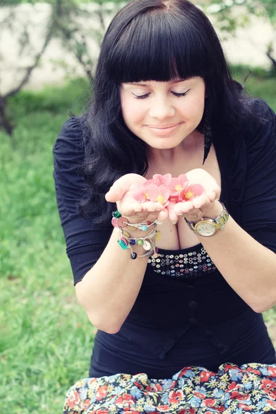 Retrato de la hermosa chica — Foto de Stock