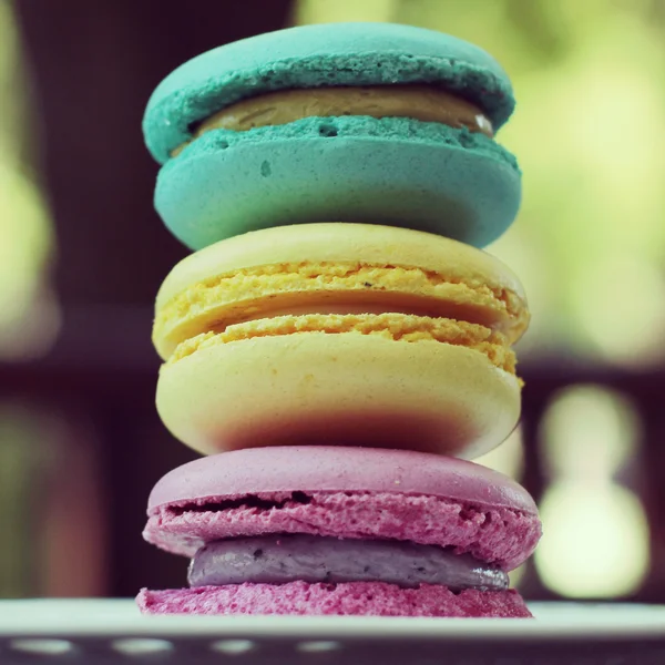 Colorful macaroons — Stock Photo, Image