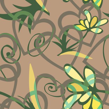 Renkli, desenli pürüzsüz doku.