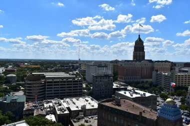 view of San Antonio from a rooftop