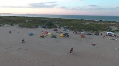 Kumsal partisi yaz deniz eğlence plajı