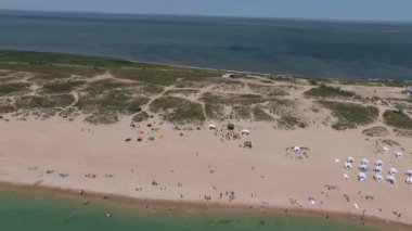 Kumsal partisi yaz deniz eğlence plajı