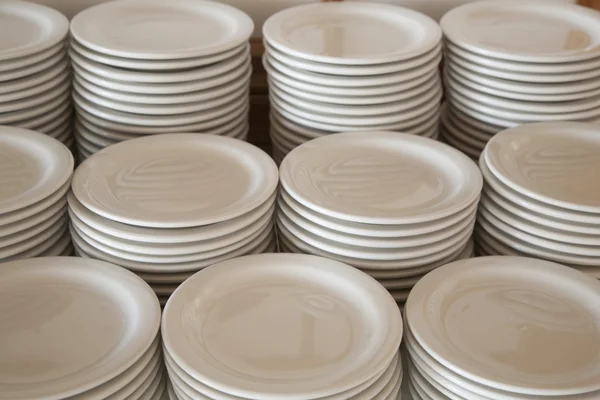 Montones de platos — Foto de Stock