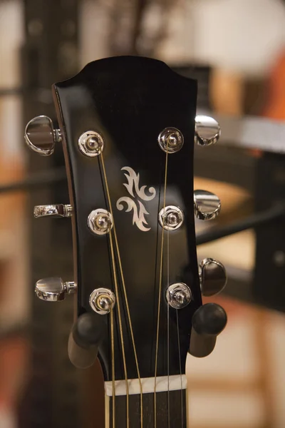 Detail des Gitarrenkopfes — Stockfoto